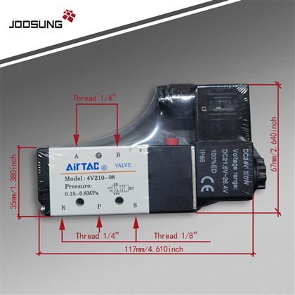 „Airtac Solenoid“ vožtuvas 4V 110-06